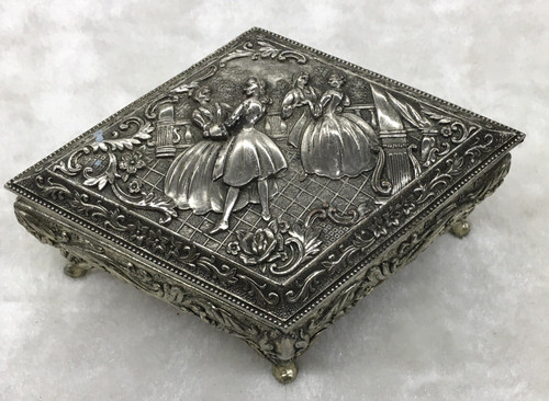 Vintage silver repousse - vintage,
