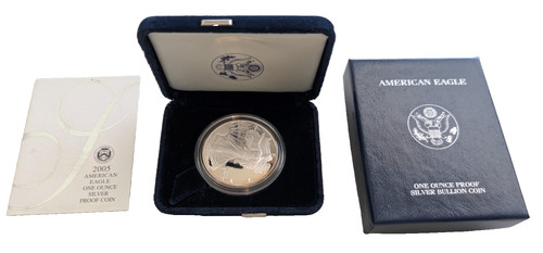 2005 proof american silver - proof,