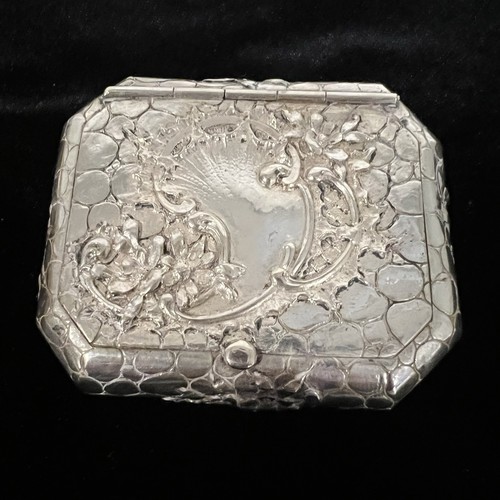 Antique silver snuff trinket - antique,