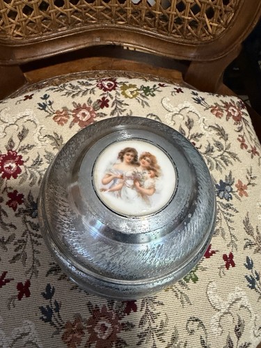 Antique silver tone trinket - antique,
