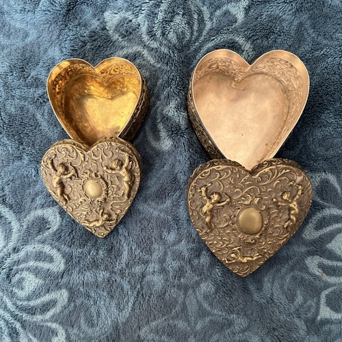 Vintage silver heart - silver,